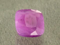 Natural African Ruby Manik 6.01 Carat main view red faceted ruby gemstone