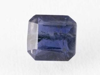 Bangkok blue sapphire neelam 2.85 carat octagon mix cut face-up square crop