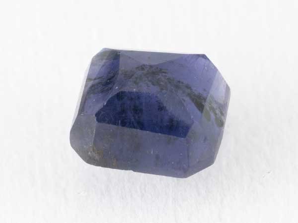 Bangkok neelam 2.85 carat octagon mix back pavilion square crop