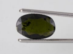 black tourmaline 3.68 carat side low profile 4mm depth