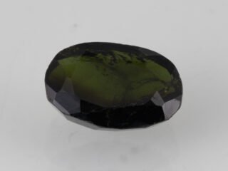 black tourmaline 4.83 carat oval front natural gemstone