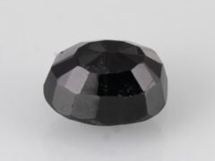 black tourmaline 5.88 carat back view oval stone