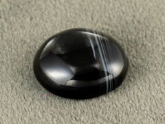 Natural Sulemani Hakik 11.88 Carat Agate Stone main view with natural banding