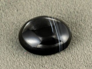 Natural Sulemani Hakik 11.88 Carat Agate Stone main view with natural banding