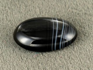 Natural Sulemani Hakik 7.26 Carat Agate Stone main view with natural banding