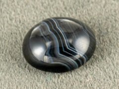 Natural Sulemani Hakik 7.84 Carat Agate Stone main view with natural banding