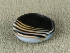 Natural Sulemani Hakik Agate Stone 8.37 Carat back side view