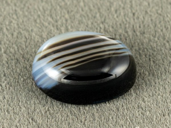 Natural Sulemani Hakik Agate Stone 8.37 Carat main polished view