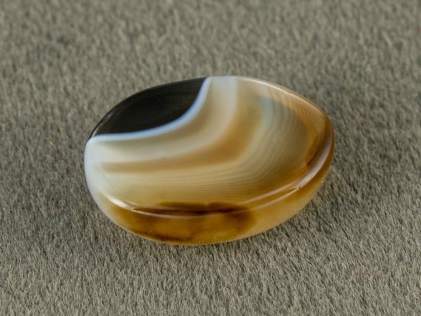 Natural Sulemani Hakik Agate Stone 9.12 Carat back view