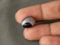 Natural Sulemani Hakik Agate Stone 9.12 Carat in-hand size