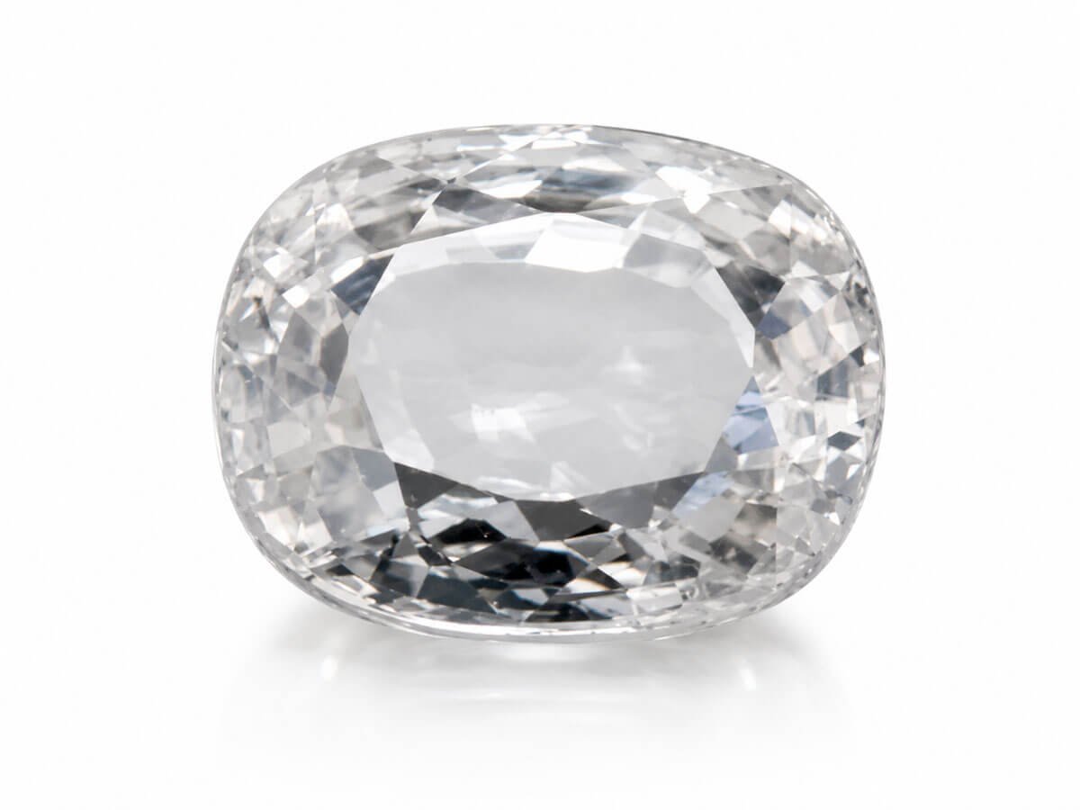 Home 14 Sparkling Zircon (Jarkan) stone as a brilliant diamond substitute.