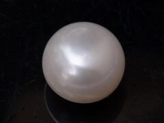 Cultured Pearl Moti 10.43 carat back view rounded surface SKU RG-PEARL-B1-10.43-11.9x9.7