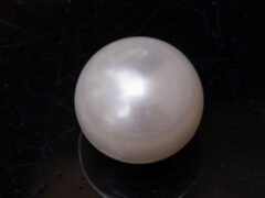Cultured Pearl Moti 11.40 carat back view rounded surface SKU RG-PEARL-B1-11.40-11.4x9.9
