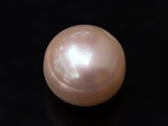 Cultured Pearl Moti 5.03 carat back view rounded shape