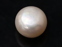 Cultured Pearl Moti 5.63 carat back view rounded shape