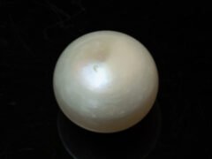 Cultured Pearl Moti 8.83 carat back view rounded surface