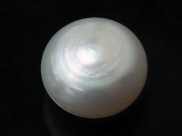 Cultured Pearl Moti 8.85 carat back view rounded shape