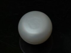 Cultured Pearl Moti 9.33 carat back view rounded surface