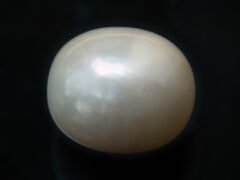 Cultured Pearl Moti 9.33 carat back view rounded shape
