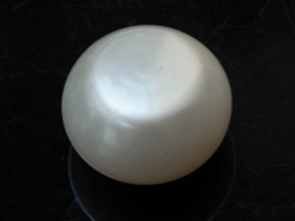 Cultured Pearl Moti 9.72 carat back view rounded shape