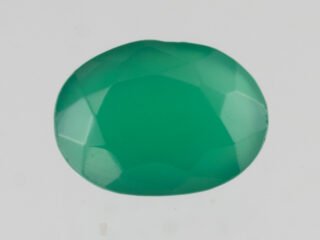 Green Onyx Stone Onex 4.5 carat actual size oval cut