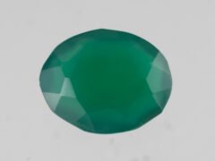 Green Onyx Stone Onex 5 carat actual size oval cut