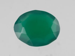 Green Onyx Stone Onex 5 carat actual size oval cut
