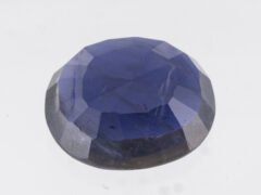 Iolite Stone Neeli 10.13 carat back view oval mixed cut