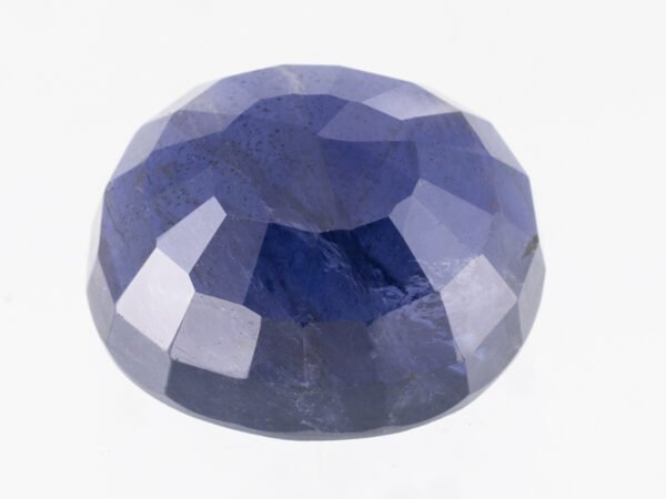 Iolite Stone Neeli 10.16 carat back view oval mixed cut