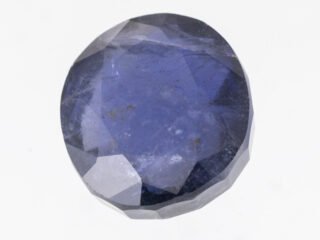 Natural Iolite Stone Kaka Neeli 10.16 carat top view blue oval mix cut