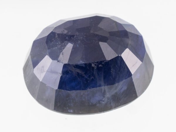 Iolite Stone Neeli 10.91 carat back view oval mixed cut