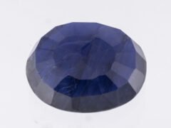 Iolite Stone Neeli 11.38 carat back view oval mixed cut