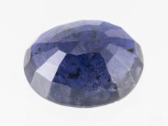 Iolite Stone Neeli 3.84 carat back view oval mixed cut