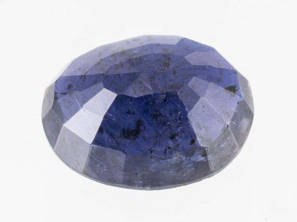 Iolite Stone Neeli 3.84 carat back view oval mixed cut