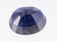 Iolite Stone Neeli 4.31 carat back view oval mixed cut
