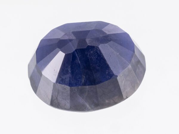 Iolite Stone Neeli 4.31 carat back view oval mixed cut