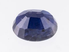 Iolite Stone Neeli 4.36 carat back view oval mixed cut