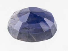 Iolite Stone Neeli 4.46 carat back view oval mixed cut