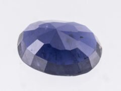 Iolite Stone Neeli 4.53 carat back view oval mixed cut