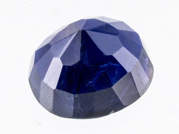 Iolite Stone Neeli 4.76 carat back view oval mixed cut
