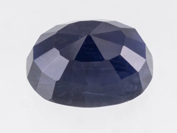 Iolite Stone Neeli 4.94 carat back view oval mixed cut
