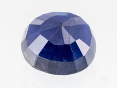 Iolite Stone Neeli 5.56 carat back view oval mixed cut