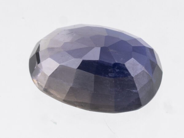 Iolite Stone Neeli 5.57 carat back view oval mixed cut