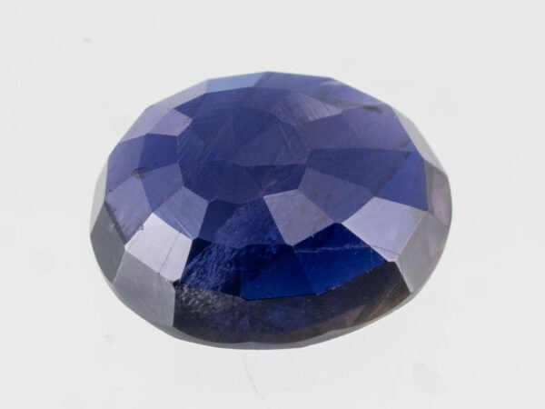 Iolite Stone Neeli 5.60 carat back view oval mixed cut