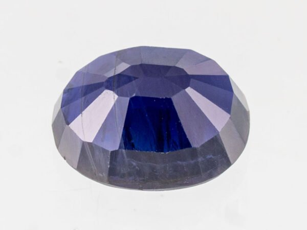 Iolite Stone Neeli 5.61 carat back view oval mixed cut