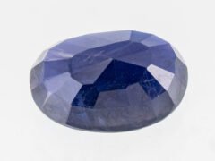 Iolite Stone Neeli 5.78 carat back view oval mixed cut