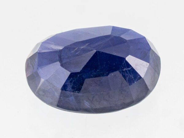 Iolite Stone Neeli 5.78 carat back view oval mixed cut