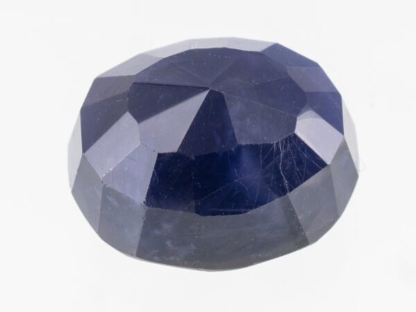 Iolite Stone Kaka Neeli 5.86 carat side view oval mix cut