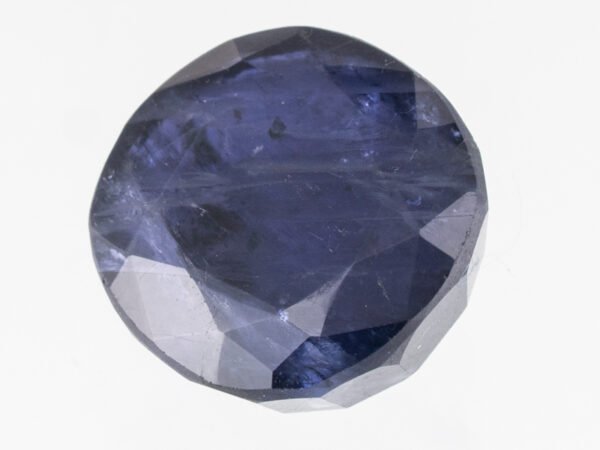 Iolite Stone Kaka Neeli 5.86 carat side view oval mix cut