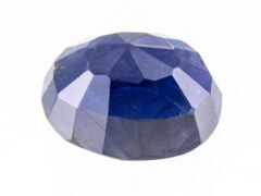 Iolite Stone Neeli 6.10 carat back view oval mixed cut